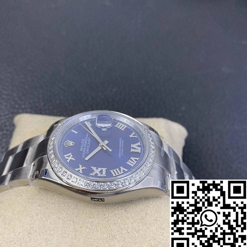 Diamond Bezel M126284RBR Factory Rolex Datejust EW 1111